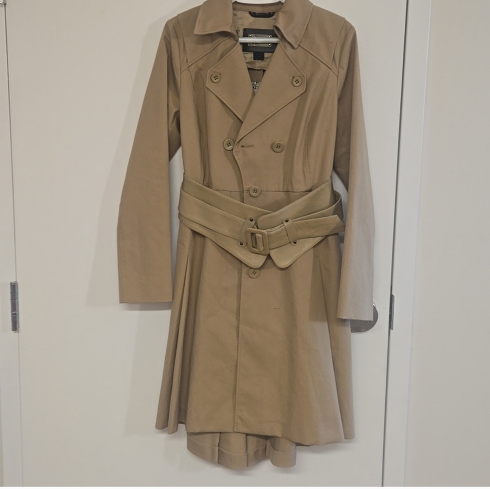 Heavy Mackage Tan Trench Coat Runs Small